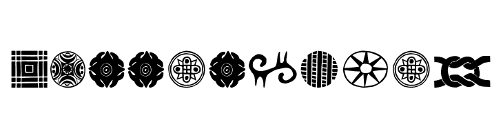 African Ornaments One  Free Fonts Download