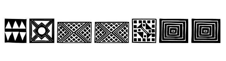 African Ornaments One  Free Fonts Download