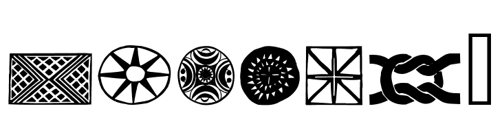 African Ornaments One  Free Fonts Download