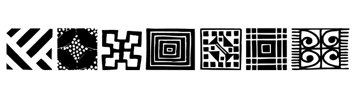 African Ornaments One  Free Fonts Download