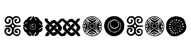 African Ornaments One  Free Fonts Download