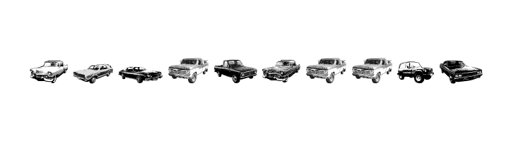 Pixel Cars  Free Fonts Download