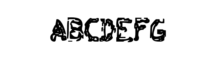 Temporal Shift Hollow  Free Fonts Download