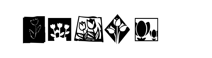 KR Tulips  Free Fonts Download