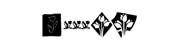 KR Tulips  Free Fonts Download