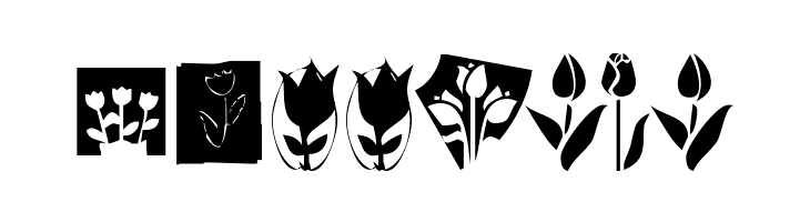 KR Tulips  Free Fonts Download