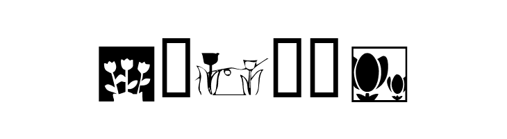 KR Tulips  Free Fonts Download