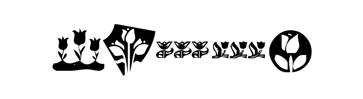 KR Tulips  Free Fonts Download