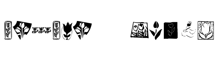 KR Tulips  Free Fonts Download