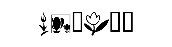 KR Tulips  Free Fonts Download