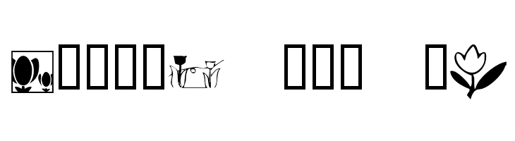 KR Tulips  Free Fonts Download