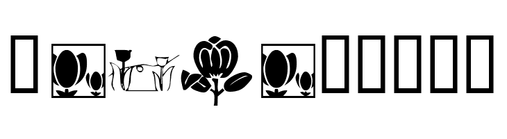 KR Tulips  Free Fonts Download