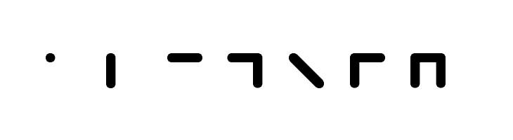 Braille-line  Free Fonts Download