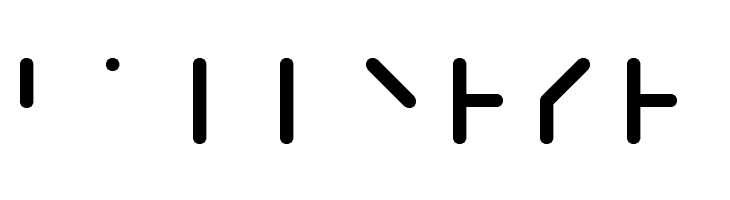 Braille-line  Free Fonts Download