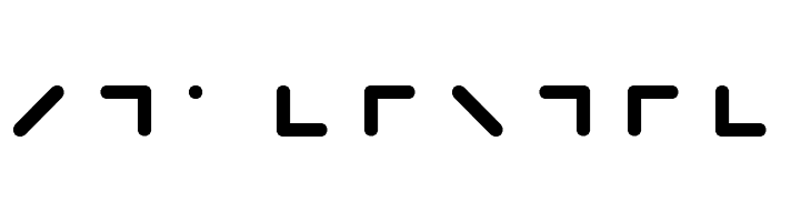 Braille-line  Free Fonts Download