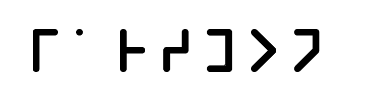 Braille-line  Free Fonts Download