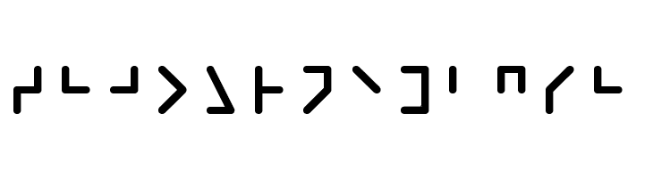 Braille-line  Free Fonts Download