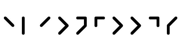 Braille-line  Free Fonts Download