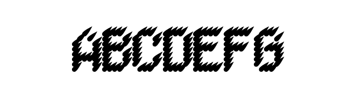 ABCDEFG BERLIN REDRAIN Regular Font