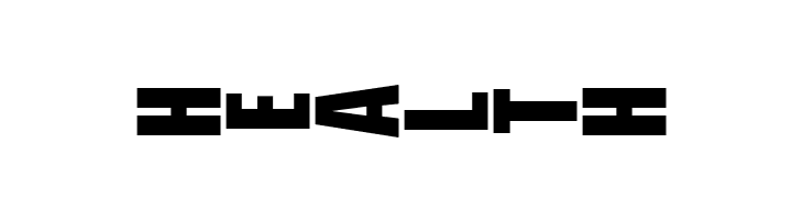 Blocky Sideways  Free Fonts Download