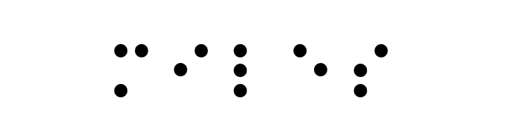 Balkan Peninsula Braille  Free Fonts Download