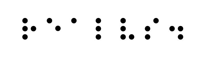 Balkan Peninsula Braille  Free Fonts Download