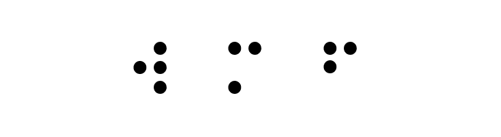 Balkan Peninsula Braille  Free Fonts Download