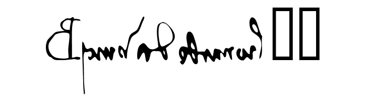 Leonardos mirrorwriting  Free Fonts Download