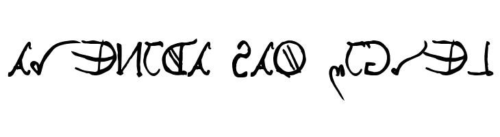 Leonardos mirrorwriting  Bold  Free Fonts Download