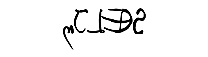 Leonardos mirrorwriting  Bold  Free Fonts Download