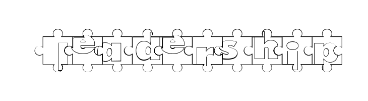 Puzzle Pieces Outlined  Free Fonts Download