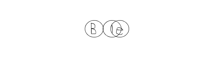Circle The Letters  Free Fonts Download