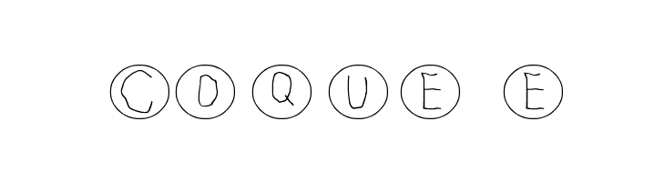 Circle The Letters  Free Fonts Download