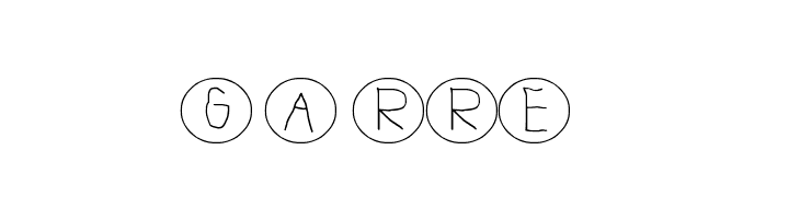 Circle The Letters  Free Fonts Download