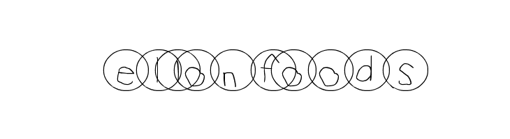 Circle The Letters  Free Fonts Download