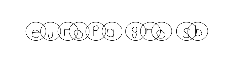 Circle The Letters  Free Fonts Download