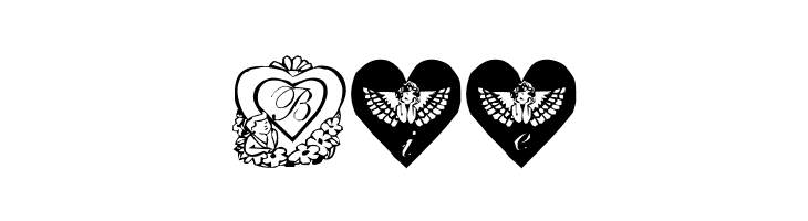 Cutey Cupids  Free Fonts Download