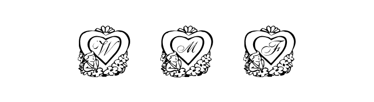 Cutey Cupids  Free Fonts Download
