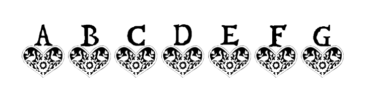 Distelfink Heart  Free Fonts Download