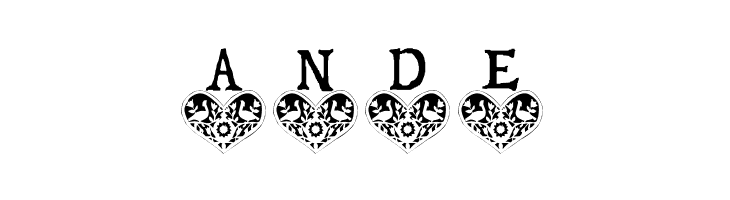 Distelfink Heart  Free Fonts Download