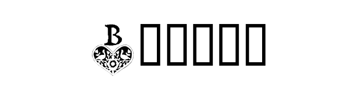 Distelfink Heart  Free Fonts Download