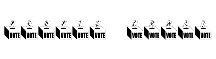 Get Out The Vote  Free Fonts Download