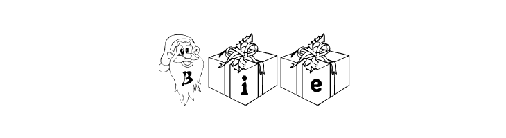 Jaunty Santa  Free Fonts Download