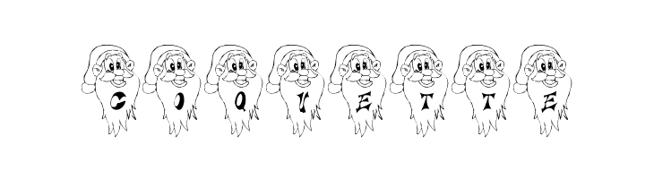 Jaunty Santa  Free Fonts Download