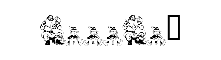 Santas List  Free Fonts Download