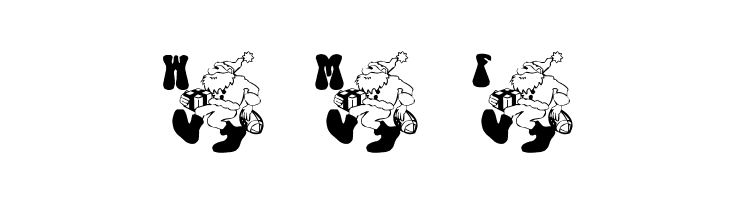 Shleppin' Santa  Free Fonts Download