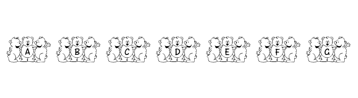 FL Beary Good Friends  Free Fonts Download