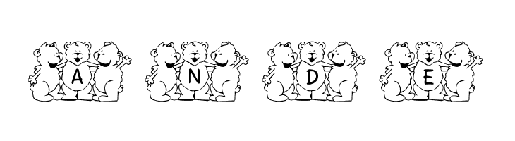 FL Beary Good Friends  Free Fonts Download