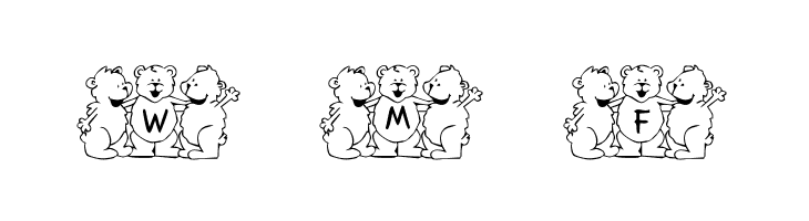 FL Beary Good Friends  Free Fonts Download