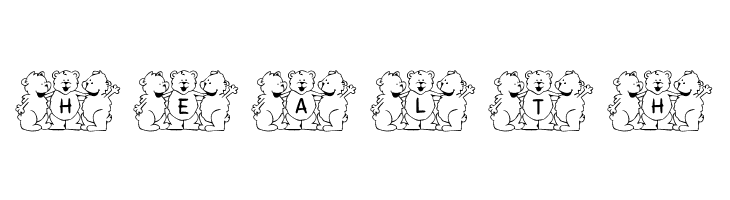 FL Beary Good Friends  Free Fonts Download